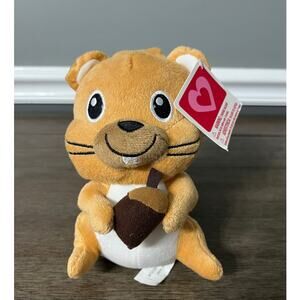 Walmart Valentine's Squirrel "Nuts about you" Plush‎ With Tag